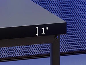 U Shaped Desks W/ LED Strip & Power Outlets