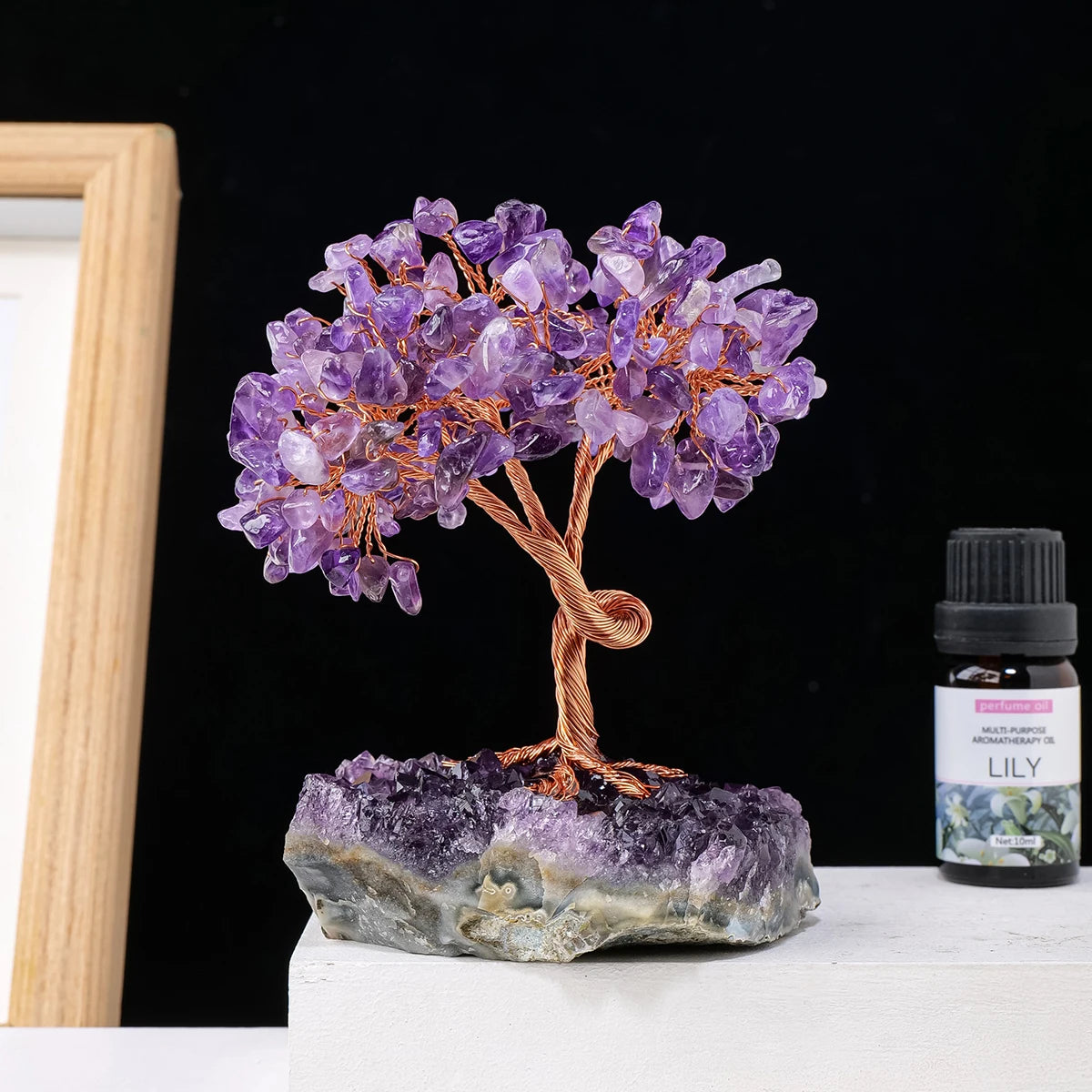 Amethyst Crushed Stone Tree Crystal