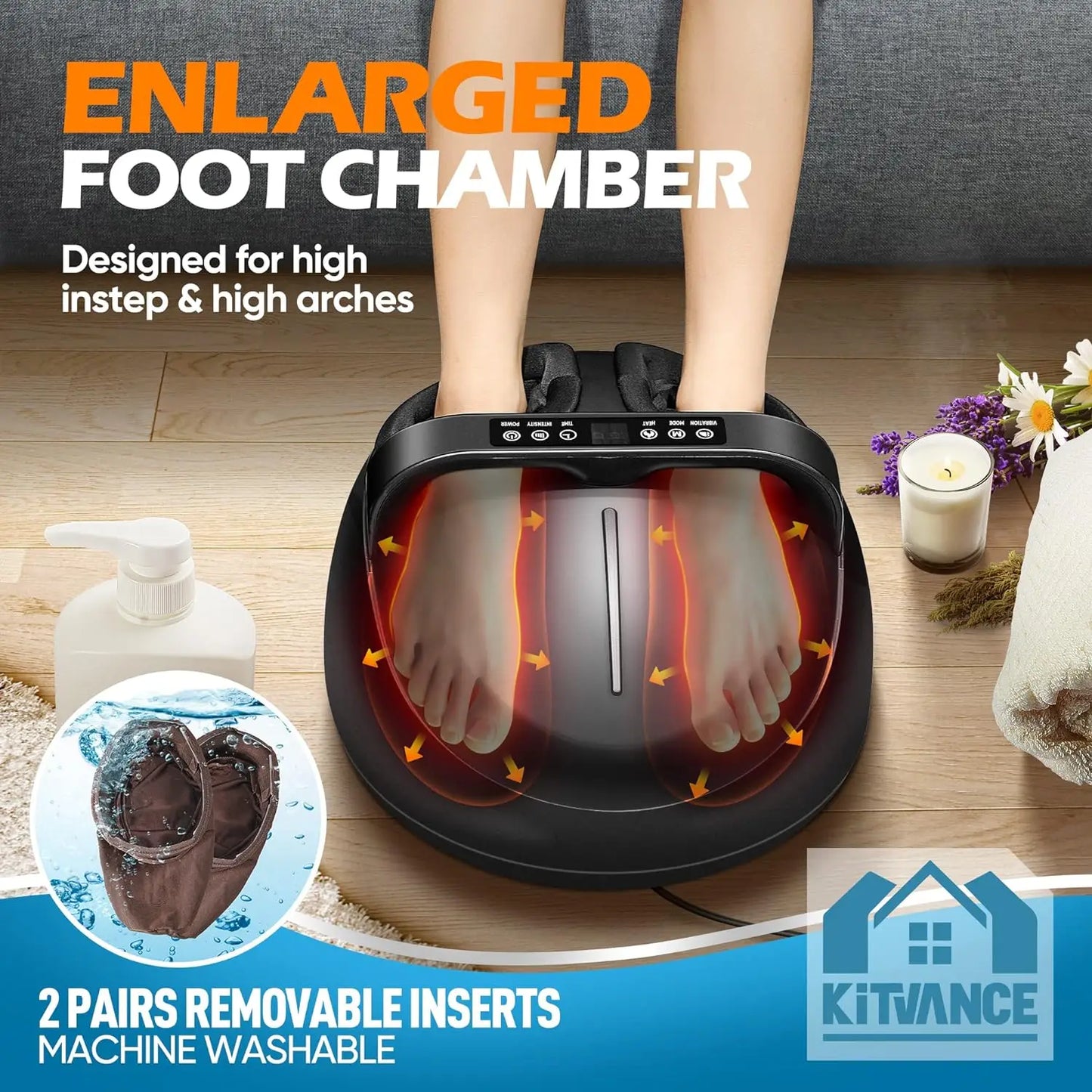 Foot Massager Heating Therapy