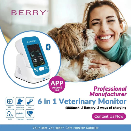 Veterinary Multi-parameter ECG Monitor