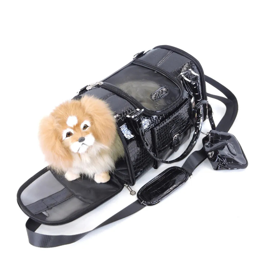 Easy to Clean Portable Pet Bag w/ purse