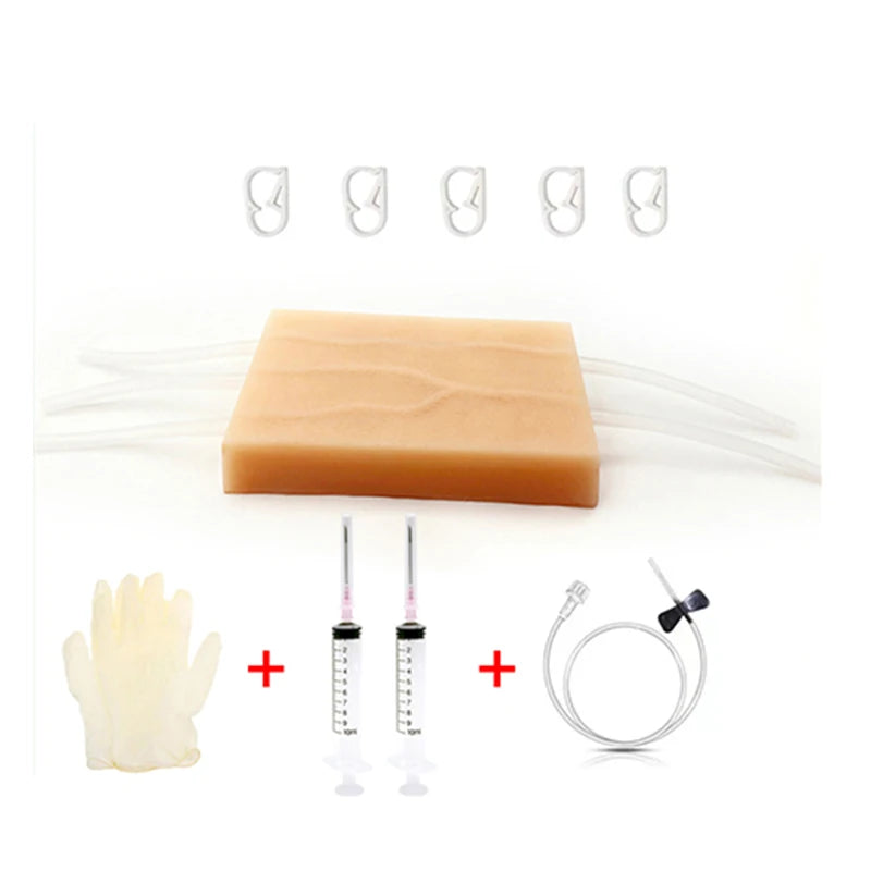 Silicone injection practice pad recovery kit