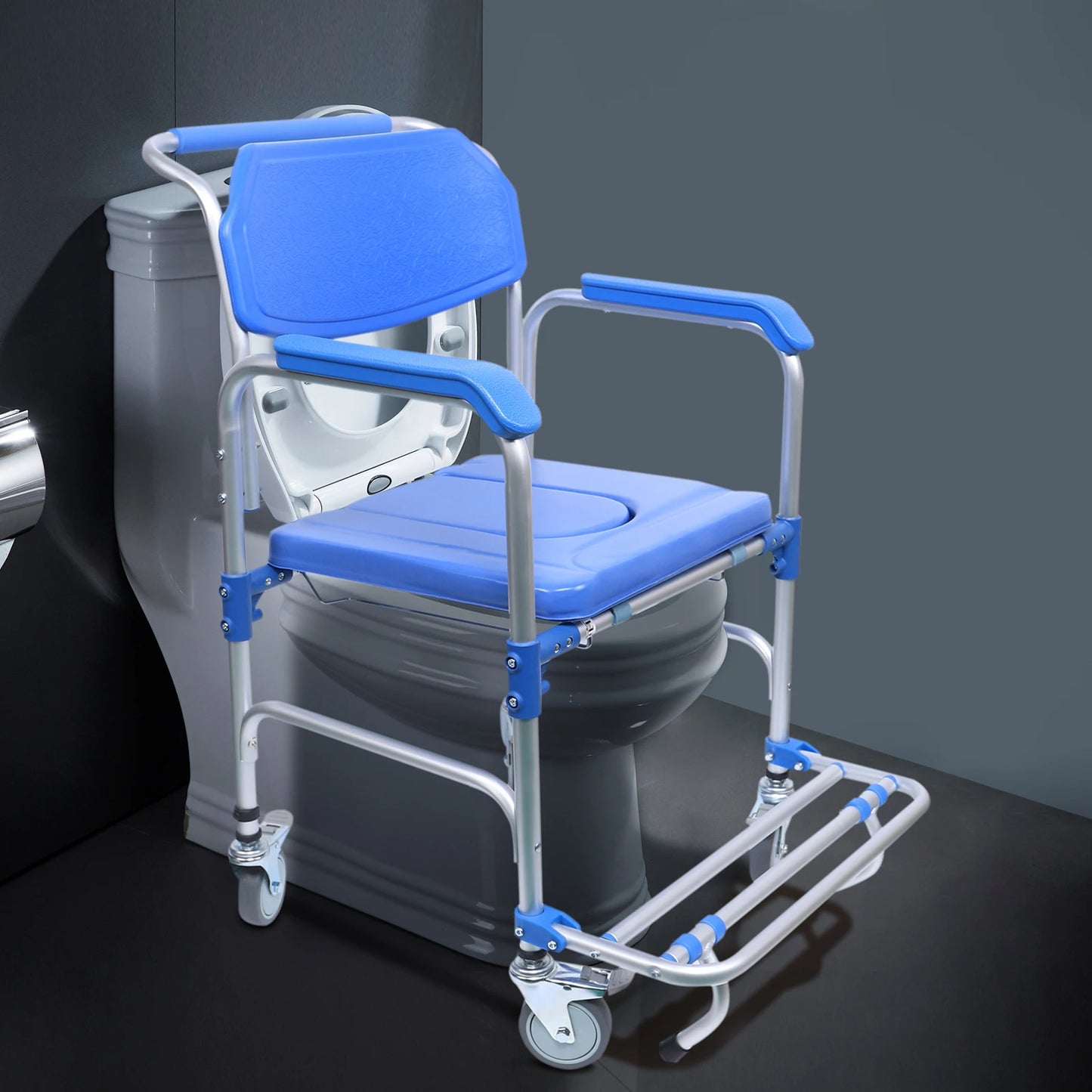 Commode Shower Toilet Wheelchair
