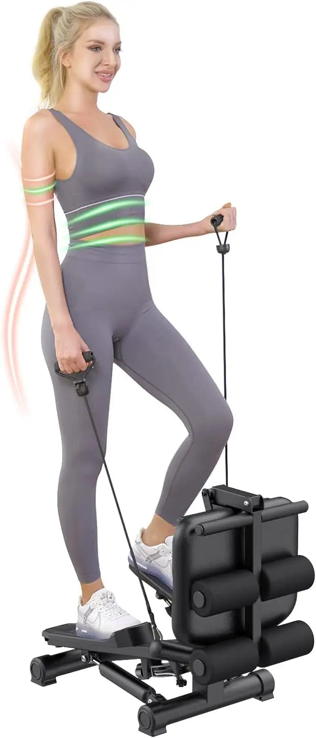 Stair Stepper Machine W/Resistance Bands