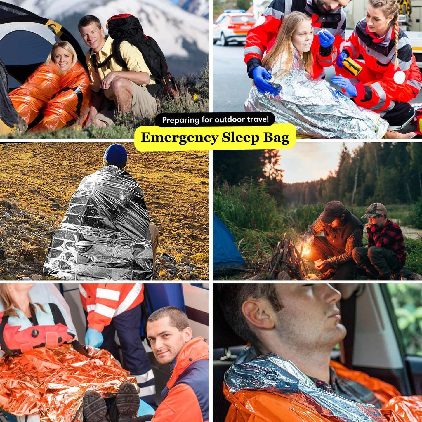 Portable Waterproof Emergency Survival Sleeping Bag