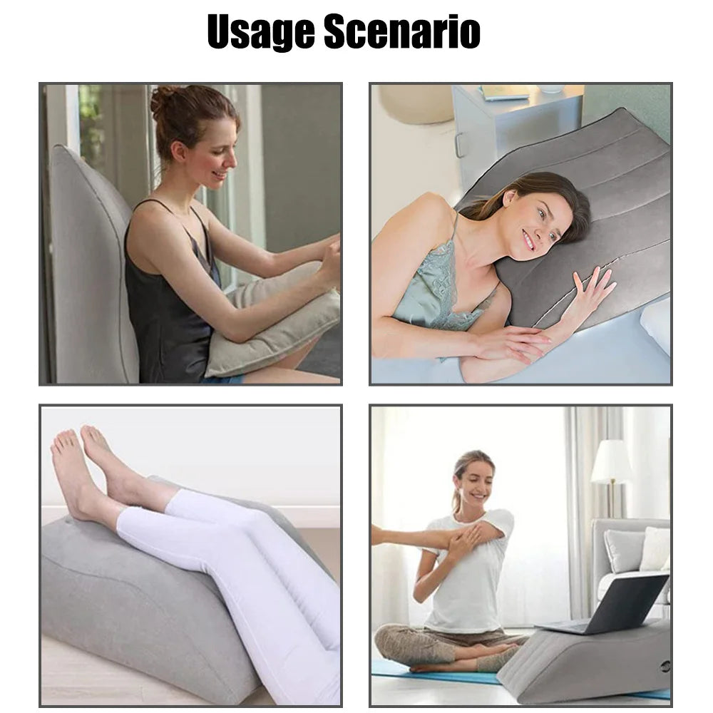 Inflatable Wedge Leg/Body Pillow